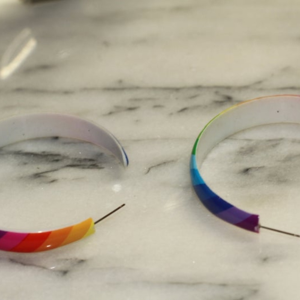 Multi Color Hoops - Picture 3 of 4